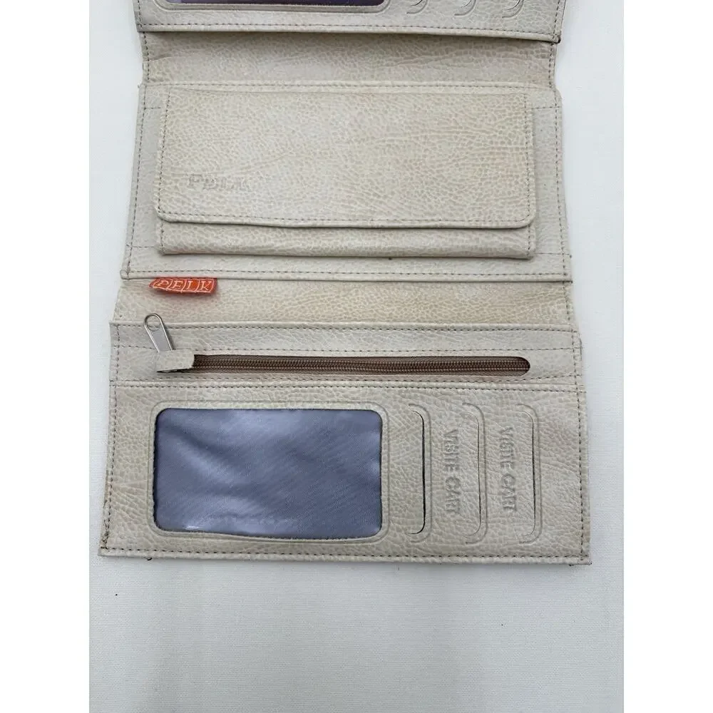 PELK Boho Fabric Women's Wallet Turkish Carpet Design NWOT